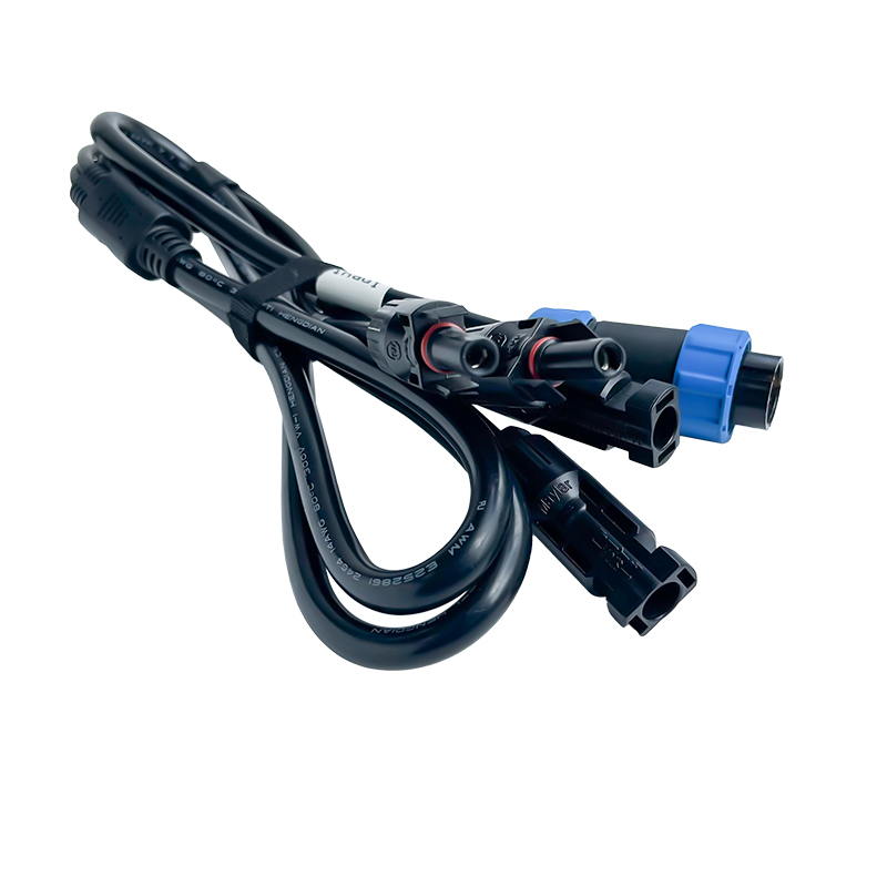 MC4 connector wiring harness for energy storage
