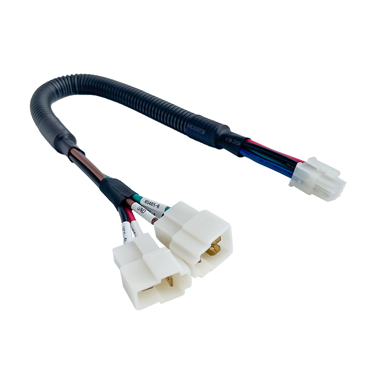 automotive wiring harness for two-wheeled electric vehicles with 3-pin and 6-pin connectors automotive wiring harness for two-wheeled electric vehicles with 3-pin and 6-pin connectors