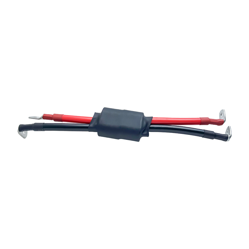 UL3512 4AWG Red and Black Inverter Power Cable with HUPD90-25-6 Copper Lugs and Ferrite Core